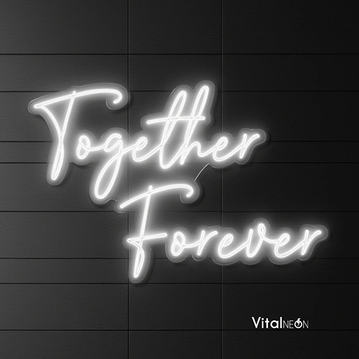 Together Forever LED Neon Sign for US Home Decor
