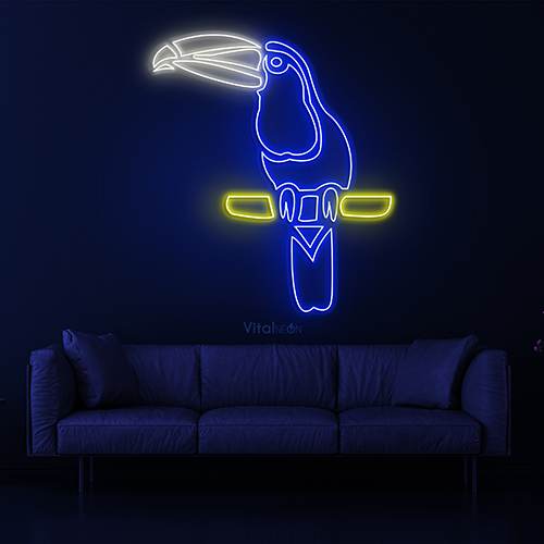 Toucan Parrot Neon Sign