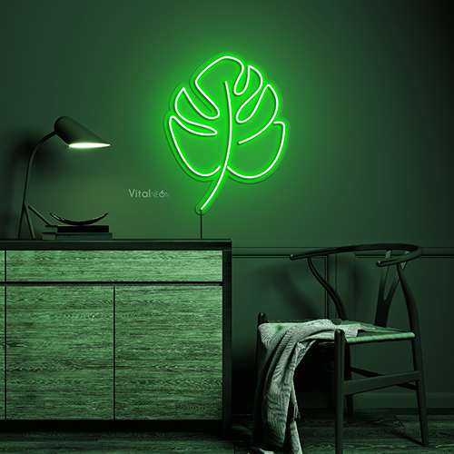 Tropical Leaf Neon Sign