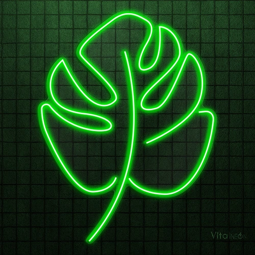 Tropical Leaf Neon Sign