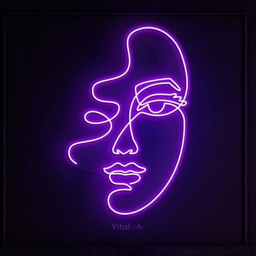 Two Face LED Neon Sign