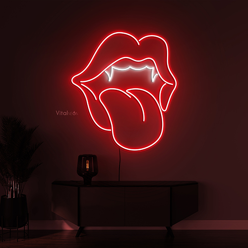 Buy Vampire Lip LED Neon Sign