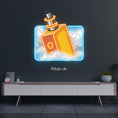 Vape Pop Art Decor Neon Sign