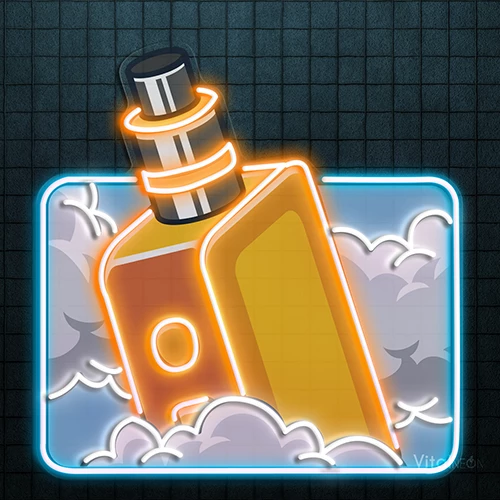 Vape Pop Art Decor Neon Sign