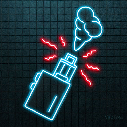 Vape Smoked Neon Sign