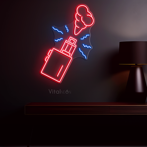 Vape Smoked Neon Sign