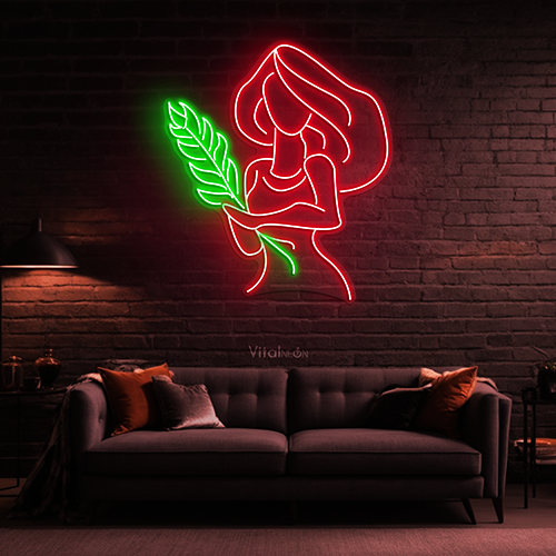 Virgo Zodiac Neon Sign