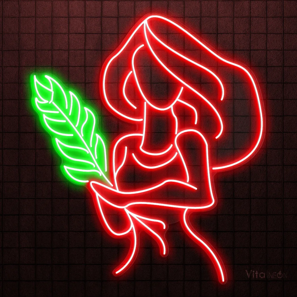Virgo Zodiac Neon Sign