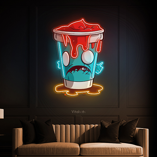 Buy Zombie Cup Artistic Neon Sign